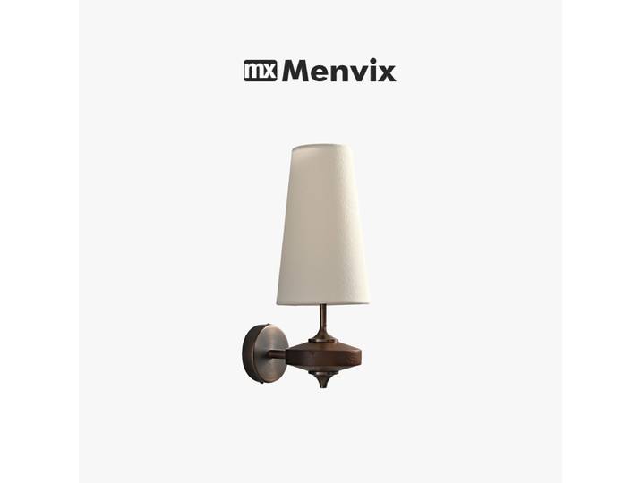 Menvix – applique murale française Vintage en bois massif, éclairage de chevet rétro de luxe pour chambre à coucher, salon, lumière de fond ambiante