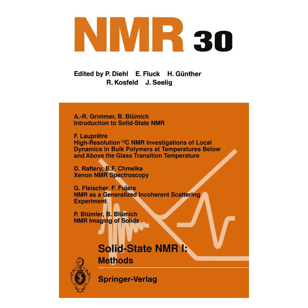 Springer Solid-State NMR I Methods (Englisch, Softcover, B. Blümich) (55508805)