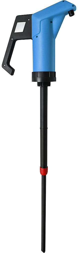 Kanister-/Fass-Handpumpe, für Mineralölprodukte, hellblau, 0,3 l/Hub, ab 3 Stk Jessberger