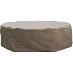 Elementi Wetterschutzhaube für Gasfeuerstellen "Dukono" und "Manchester",braun,110 x 110 x 39 cm (L x B x H)