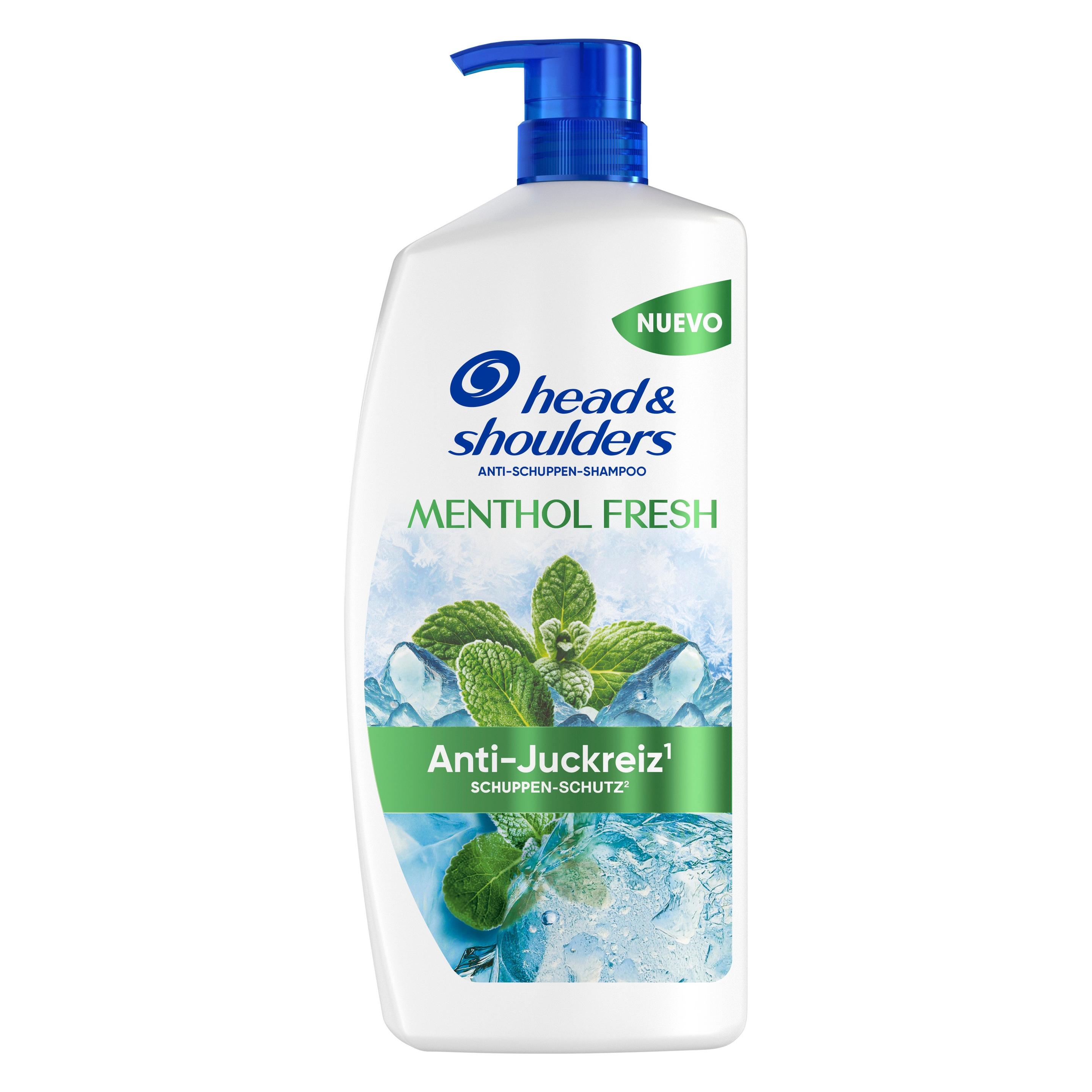 Head & Shoulders Anti-Schuppen Shampoo Menthol Anti-Juckreiz Anti-Schuppen/Juckreiz Shampoo (Läuse Shampoo, 1000 ml) (8006530510868)