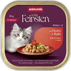 ANIMONDA Vom Feinsten Kätzchenfutter mit Huhn + Kalbfleisch 85g