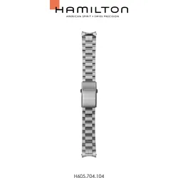 Hamilton - Edelstahlarmband Khaki Field Auto H695.704.104 - silber