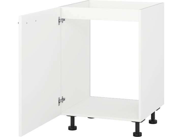 Spülenschrank KOCHSTATION KS-Scafa , weiß, B:60cm H:75cm T:56cm, Schränke, Spülenschrank, in verschiedenen Breiten, wahlweise Türanschlag rechts oder links