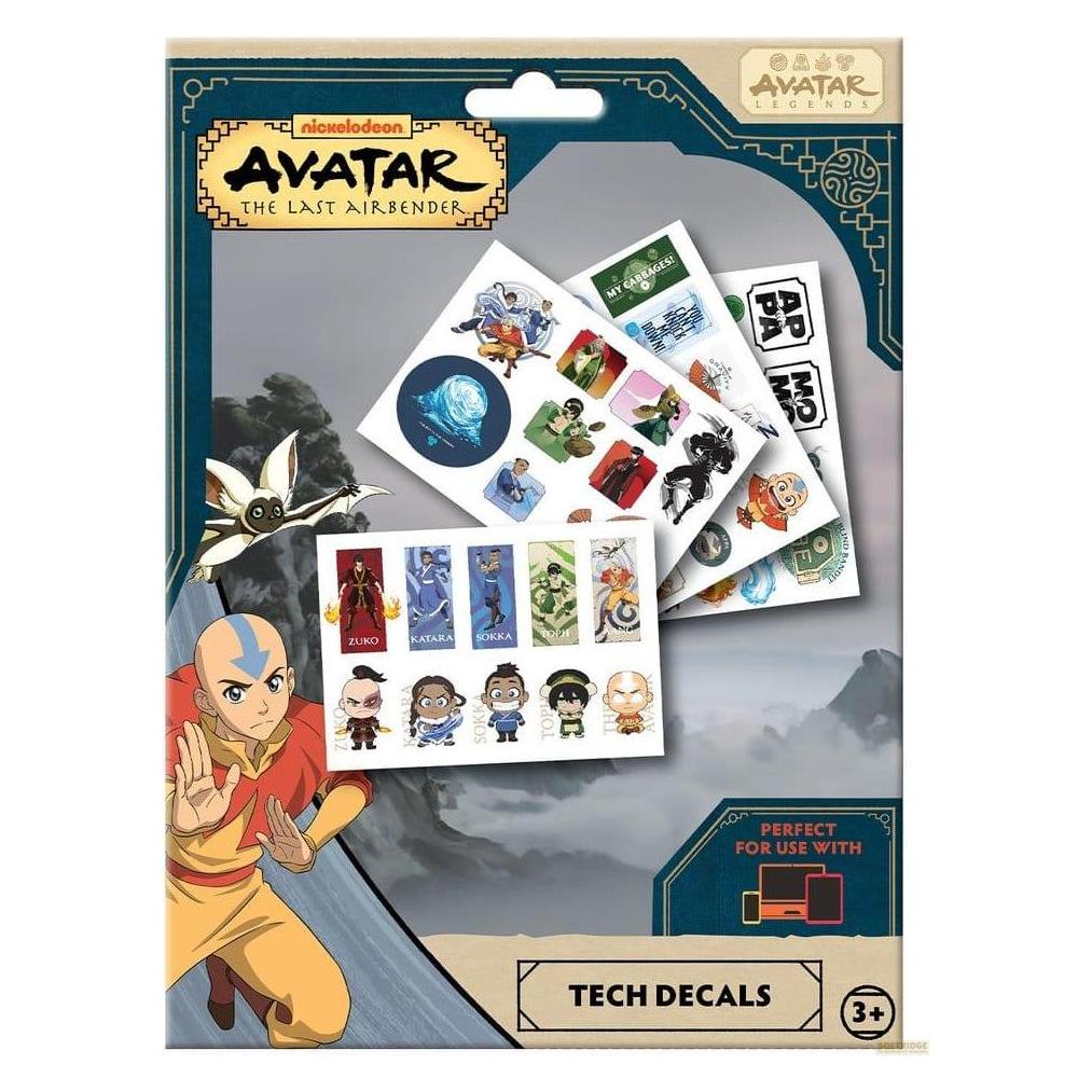 Fanattik Avatar, le dernier maître de l'air stickers tech (4 Sticker) (FNTK-V-ATLA10)
