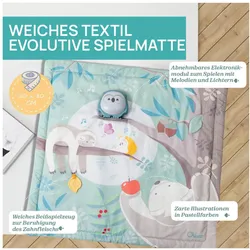 Chicco, Krabbeldecke + Spielbogen, 2in1 Owl Playmat