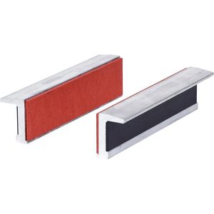 KS-Tools Schraubstockbacken 914.0091, 120mm, aus Aluminium, Fiberglas, mit Magnet, 2 Stück