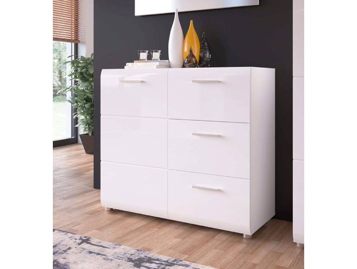 Kommode Merano Weiß Dekor