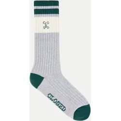 Socken mit Logoprint Grau S