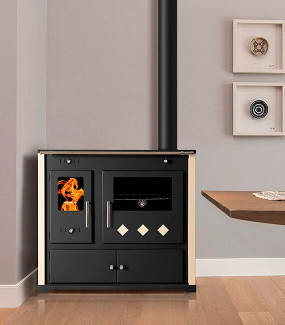Practik Lux Eco 9,5 kW Holzherd | Backofen, Keramikplatte & A+ Effizienz