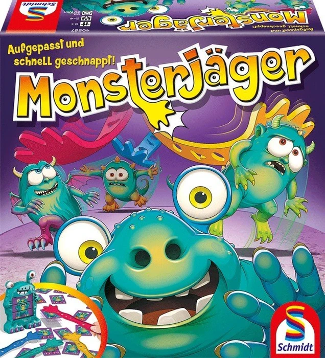 Schmidt Monsterjäger- Aufgepasst und schnell geschnappt! Kartenspiel