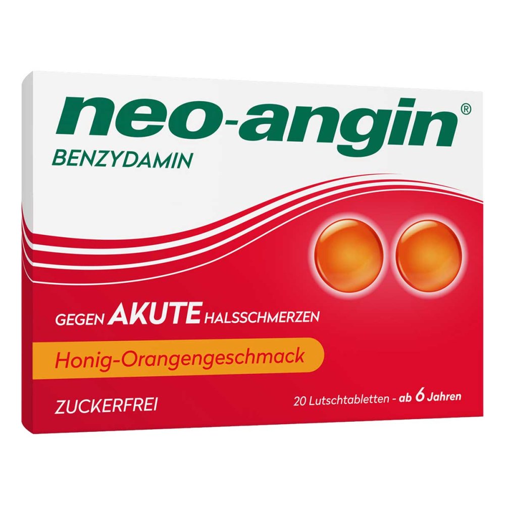 MCM KLOSTERFRAU Vertr. GmbH Neo Angin Benzydamin gegen akute Halsschmerzen Honig-Orange 11160161