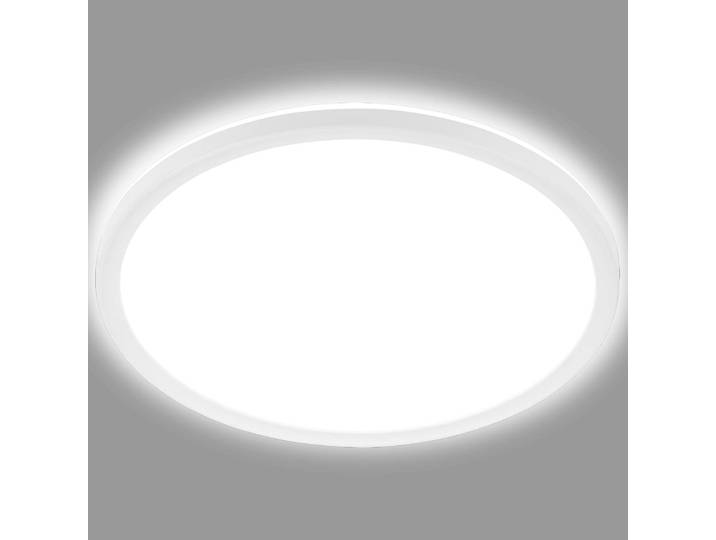 Briloner LED Deckenlampe Slim, weiß / opal, für Flurbereich, Kunststoff, Modern, LED Deckenleuchte