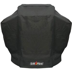 Grillfürst Grillabdeckung 18-094, aus Gewebematerial, schwarz, für Weber Spirit 200er Serie, mit Klettverschluss, wasserdicht