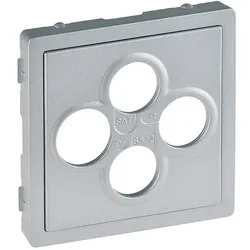 LegrandValena Life, Abdeckung für TV-R-SAT-SAT (aluminium)
