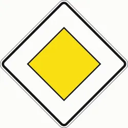 Verkehrszeichen 306 Vorfahrtstraße RA2
