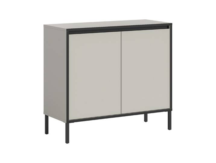xonox.home Kommode Tron, Kaschmir Nachbildung Melamin beschichtet modern 92x83x38 cm