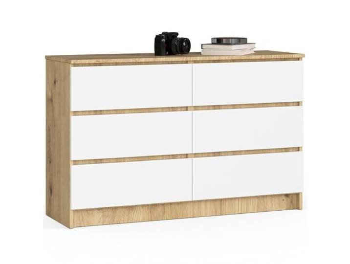 AKORD Kommode Komodenschrank Platzsparend Praktisch Robust Rollenführung ABS-Kante Laminatplatte Schlichtes Design