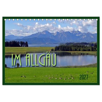 Im Allgäu (Tischkalender 2027 DIN A5 quer), CALVENDO Monatskalender