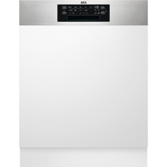 AEG FEE84706PM, Halb integriert, Standardgröße (60 cm), Silber, Tasten, 1,6 m, 1,8 m