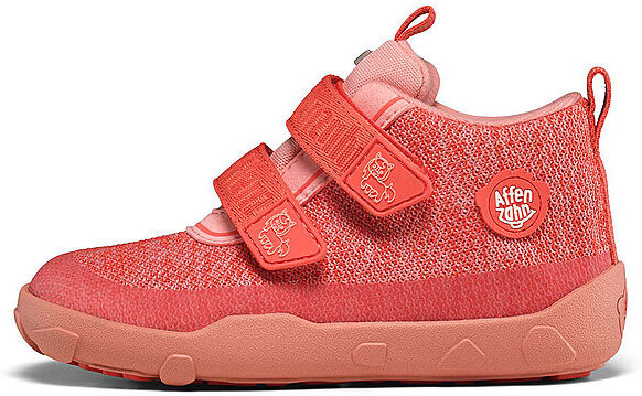 AFFENZAHN Kinder Barfußschuhe - Sneaker KNIT HAPPY Pony orange   30 30