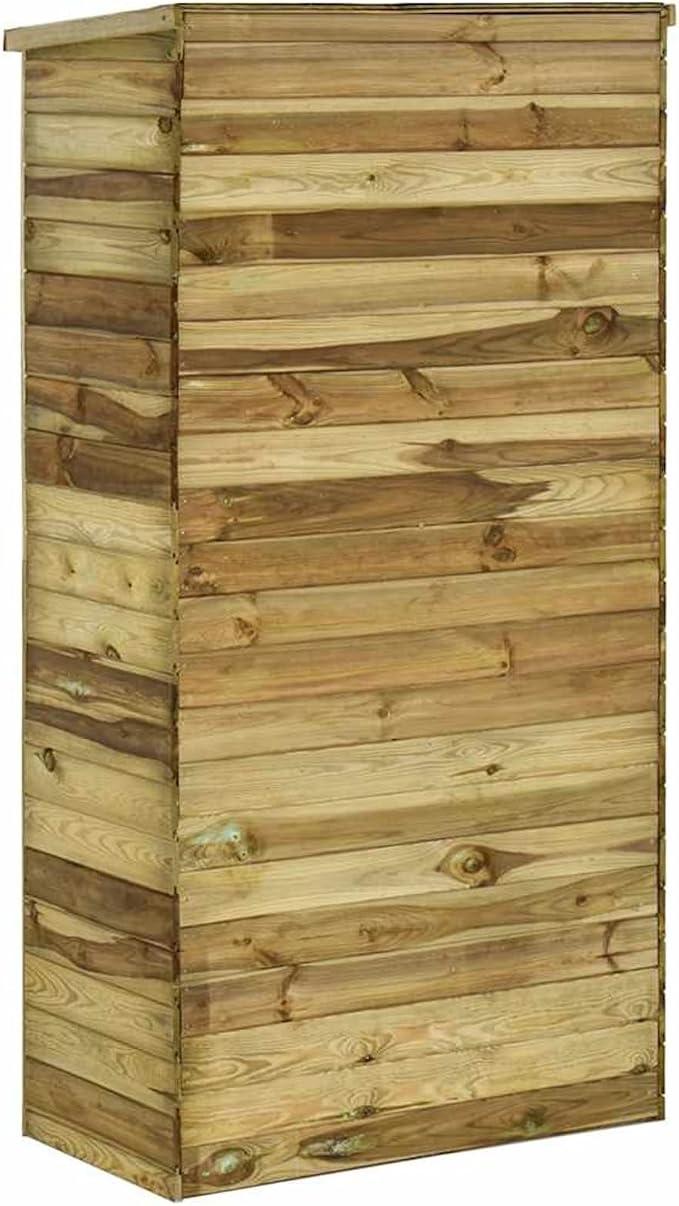 Holz-Lagerschuppen Garten Geräteschrank Regale Teerpappe Dach Wetterfest Model45138