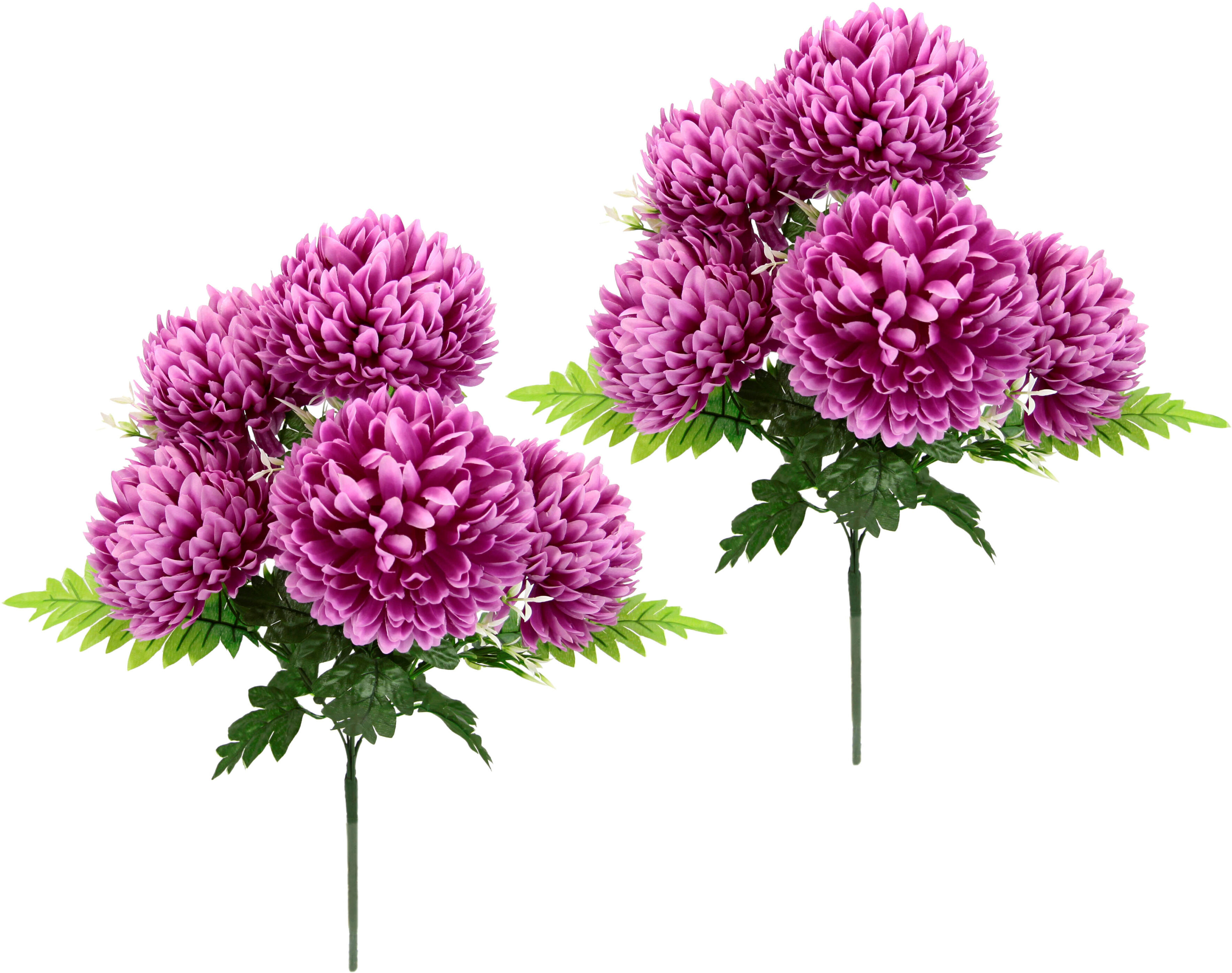 Blumenstrauß I.GE.A. "Chrysantheme", rosa (dunkelrosa), L:30cm, Schnittblumen, Kunstblumenstrauß