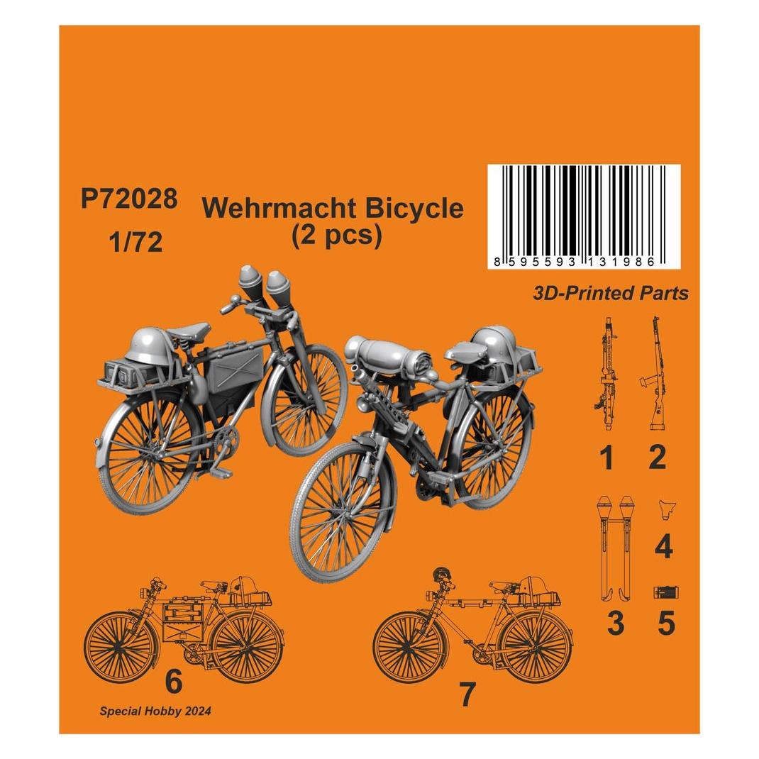 CMK Wehrmacht Bicycle (2 pcs) (129-P72028)