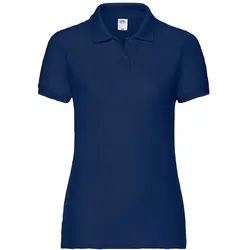 Fruit of the Loom, Damen, Sportshirt, Polo-Shirt Damen (XL), Blau