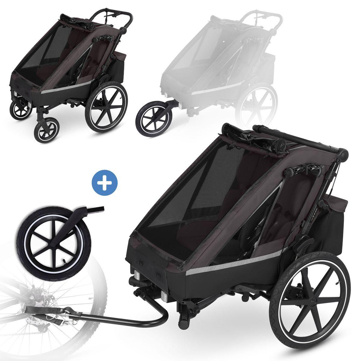 ABC Design 3in1 Fahrradanhänger & Kinderwagen Tour