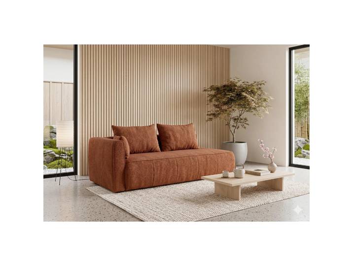 Mid.you Récamiere Hevia, Rost, Kunststoff, Füllung: Schaumstoff, 98x97x235 cm, Wohnzimmer, Sofas & Couches, Sofas, Recamieren
