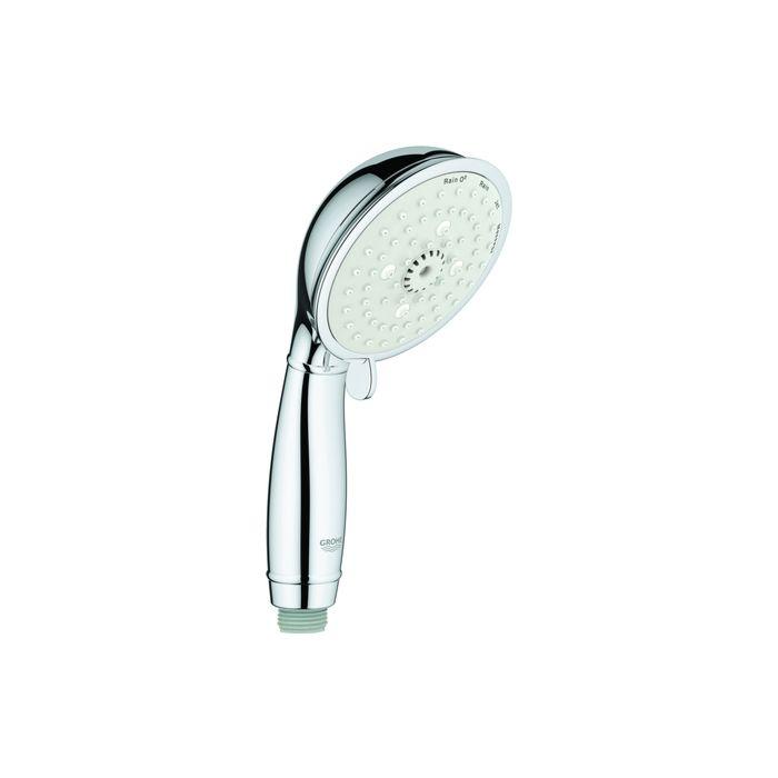 Grohe Tempesta Handbrause 27608001 chrom, 4 Strahlarten, Durchflussbegrenzer 9,5 l/min