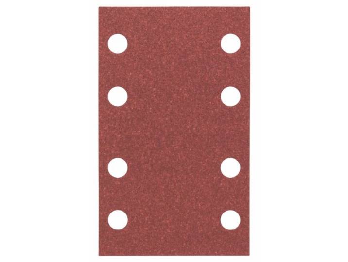 Bosch 2608605281 Hoja de lija para lijadora orbital C430 80x133mm 8P G120 10uds (envase 5 uds.)