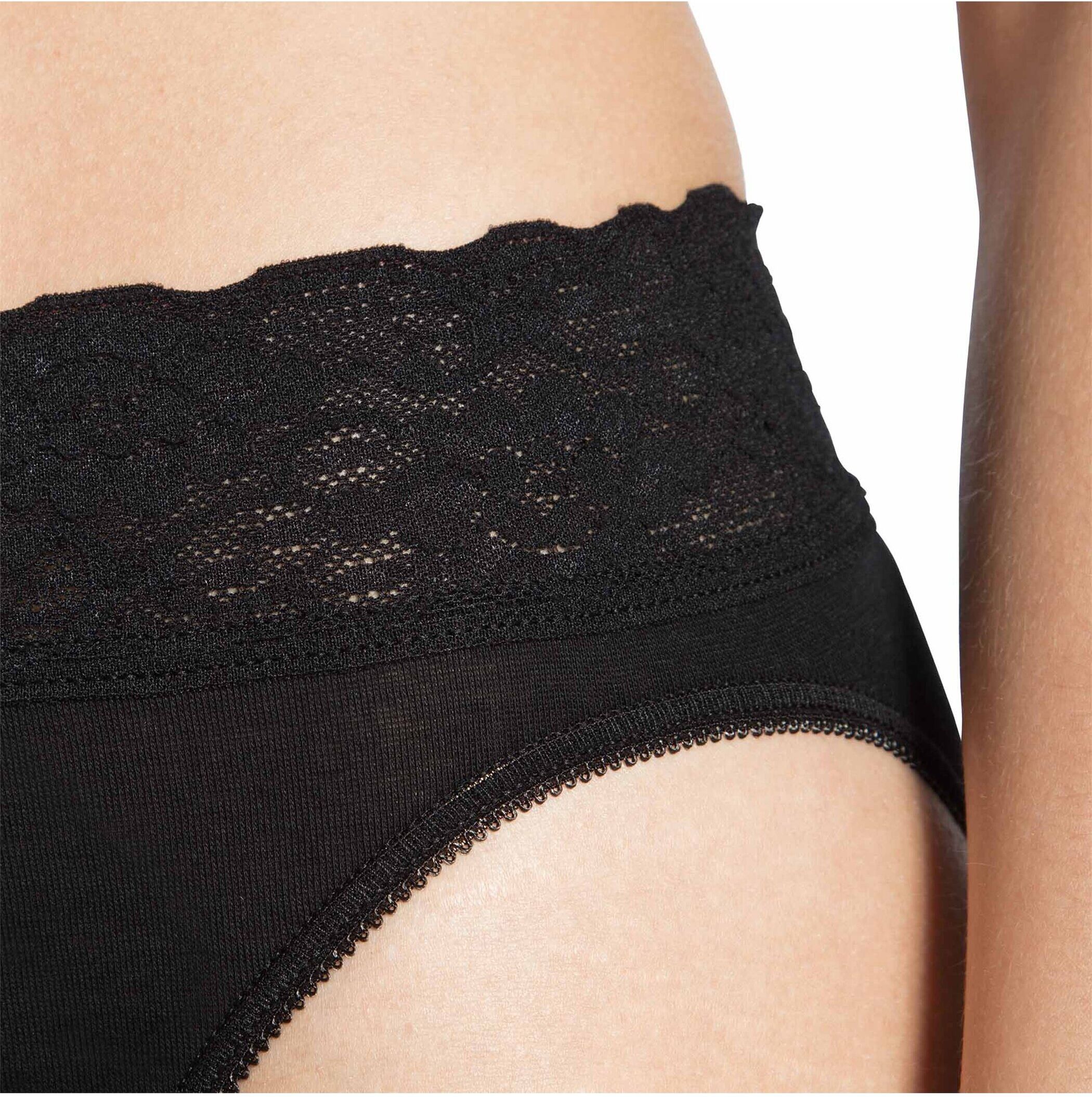 Slip CALIDA "Slip Iconics High Cut Slip 2P 2er Pack", Damen, Gr. 48, 2 Stk., schwarz, Unterhosen Slip