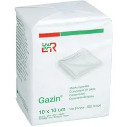 Gazin Mullkompresse 10x10 cm unsteril 8fach Op Medi-Spezial