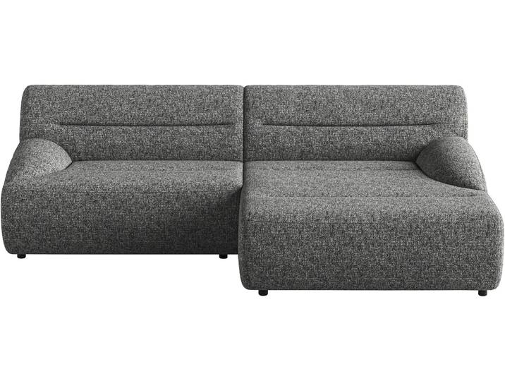 Ecksofa SIT & MORE Scrabble , grau (anthrazit), B:260cm H:80cm T:162cm, 100% Polyester, Sofas, Ecksofa, Modernes Design in verschiedenen Stoffarten