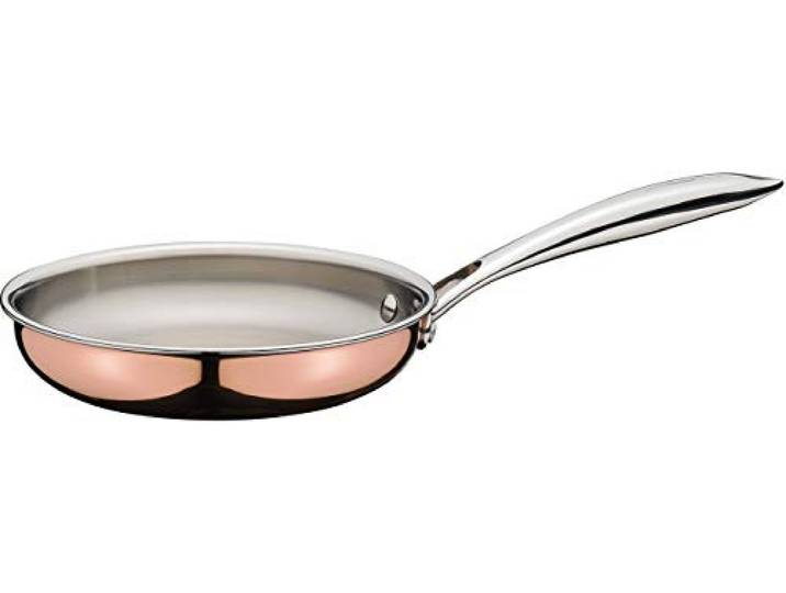 Spring Culinox Bratpfanne 20 cm, 5-Lagen, induktionsgeeignet Mehrschichtmaterial, Aluminiumkern, backofenfest, alle Herdarten, geschlossener Schüttrand, hochglanzpoliert