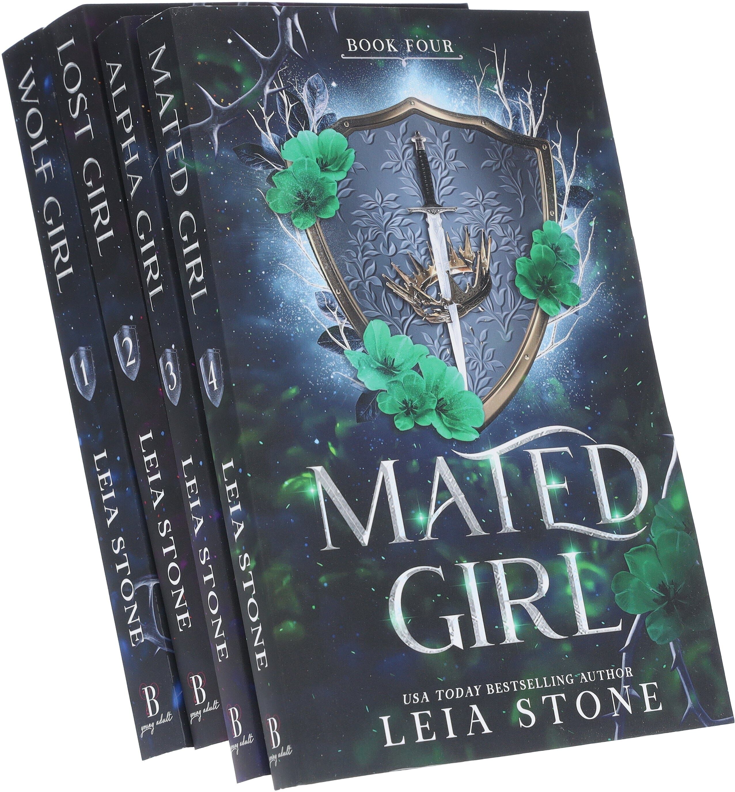 Wolf Girl Series by Leia Stone 4 Books Collection Set - Ages 14-18 - Paperback Sourcebooks