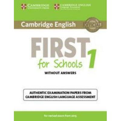 Cambridge English First 1 for Revised Exam from 2015 Student's Book with Answers, Taschenbuch von Cambridge ESOL, Cambridge University Press,