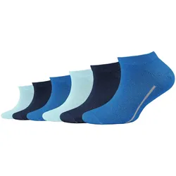 6er Pack camano Soft Baumwoll Sneakersocken Kinder 5527 - daphne 35-38