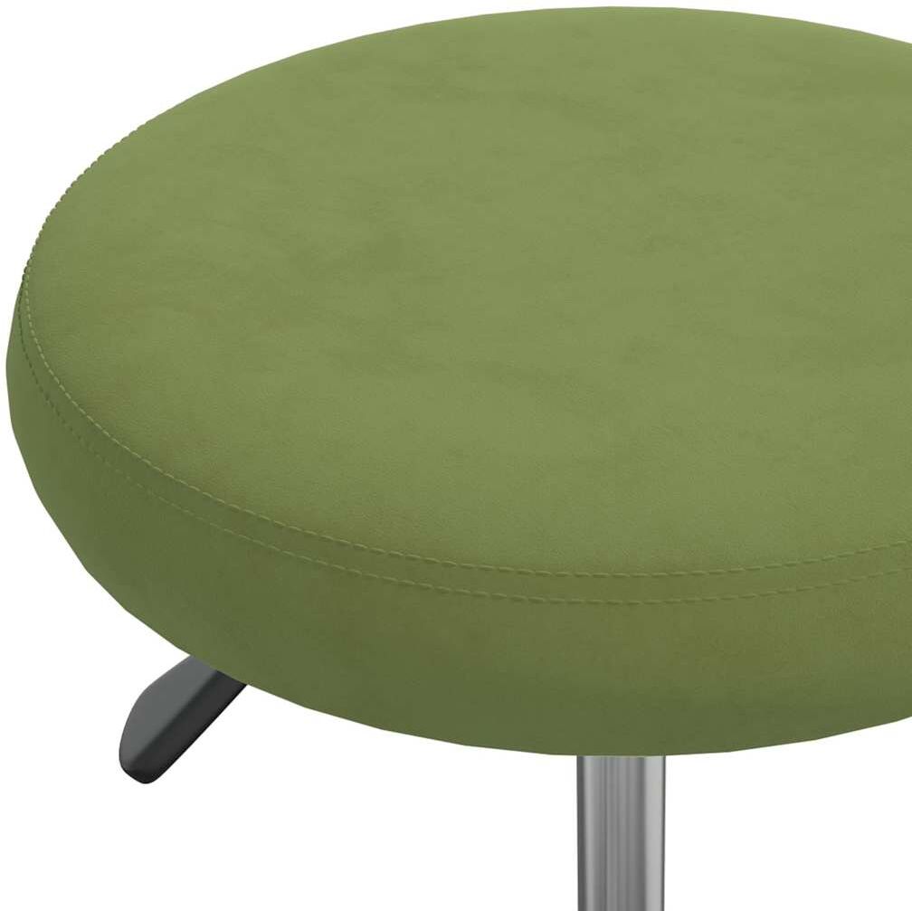 vidaXL Tabouret de massage Velours Vert clair