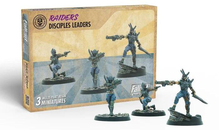 Modiphius Fallout Wasteland Warfare Disciples Leaders Nisha Dixie Savoy