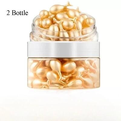 Uplifted Finds Collagen Face Serum Capsules With Hyaluronic Acid 50pcs 2 Bottles