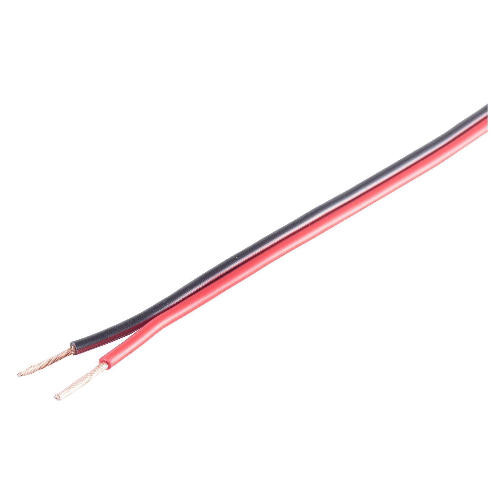 Shiverpeaks maximum connectivity Lautsprecherkabel 1.5mm² 48x0.20 CCA rot/schwarz 100m (100 m, 1.50 mm²) (06-181005)
