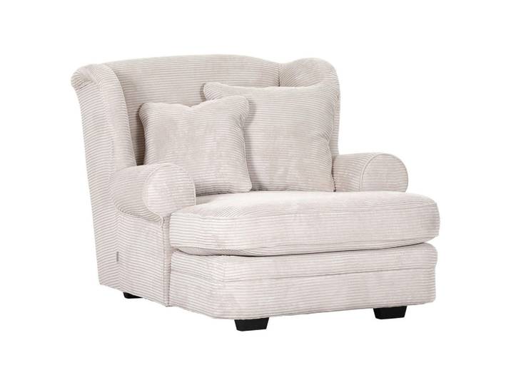 Ambia Home Xxl-Sessel, Naturfarben, Holz, Buche, massiv, Füllung: Schaumstoff,Schaumstoff, 121x100x140 cm, Stoffauswahl, Wohnzimmer, Sessel, XXL-Sessel