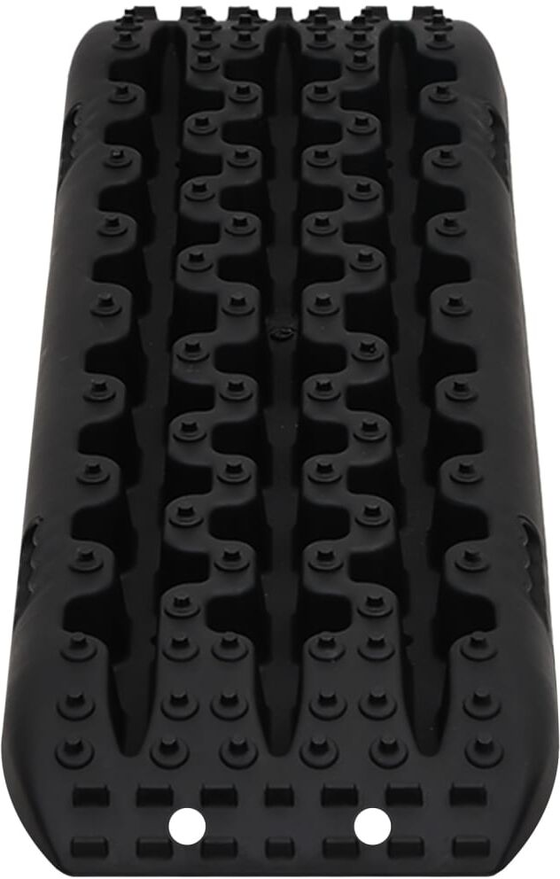 vidaXL Planches de traction 2 pc Noir 106x30,5x7 cm Nylon