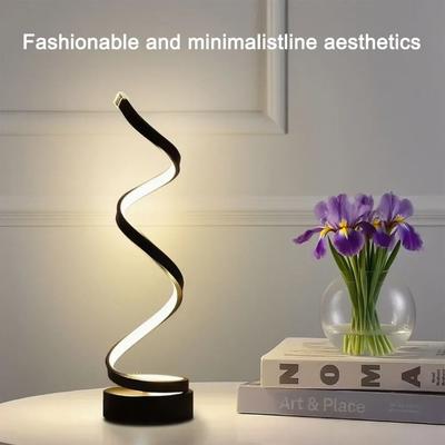 Modern Minimalist Spiral LED Art Lamp Modern Minimalist Spiral LED Art Lamp