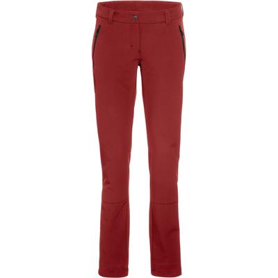 Outdoorhose MAIER SPORTS "DA-HOSE EL. HELGA SLIM", Damen, Gr. 52, N-Gr, rot (sun dried tomato), Obermaterial: 91% Polyester, 9% Elasthan, Hosen Outdoorhose, mit elastischem mSTRETCH-pro-2-Doppelgewebe, bequeme Passform