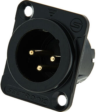 Seetronic MJ3F2C-BG 3pin XLR black