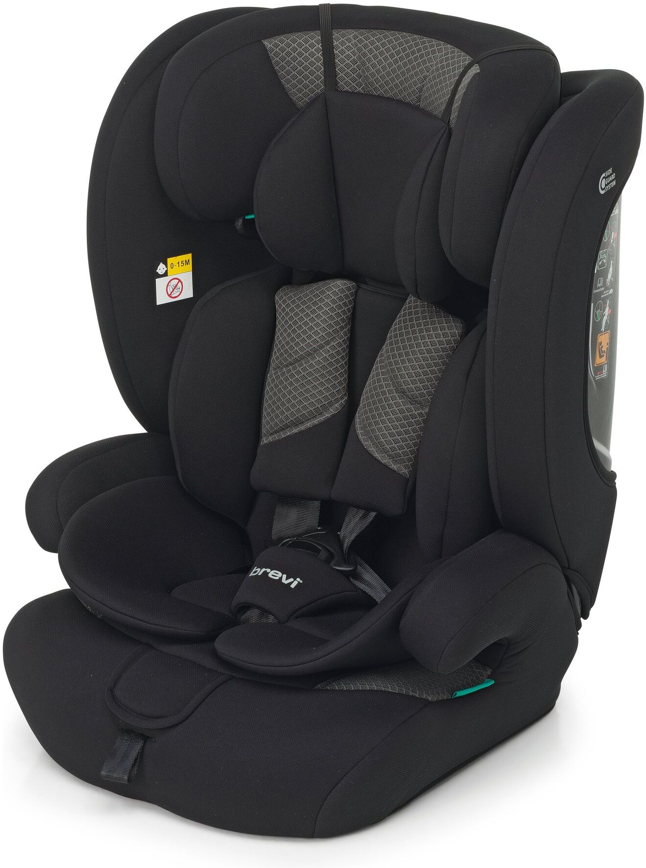 Seggiolino auto Brevi 9302027201 SEAT Black